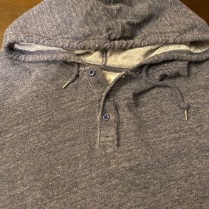 On The Byas Henley Button Hoodie